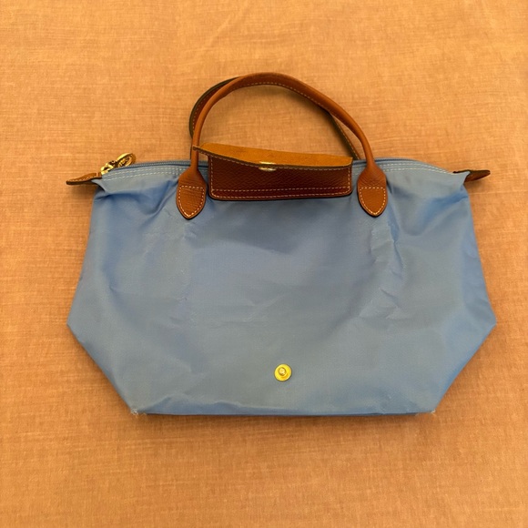 Longchamp
Le Pliage Original Small Nylon Tote Bag blue gold hardware - Picture 3 of 8